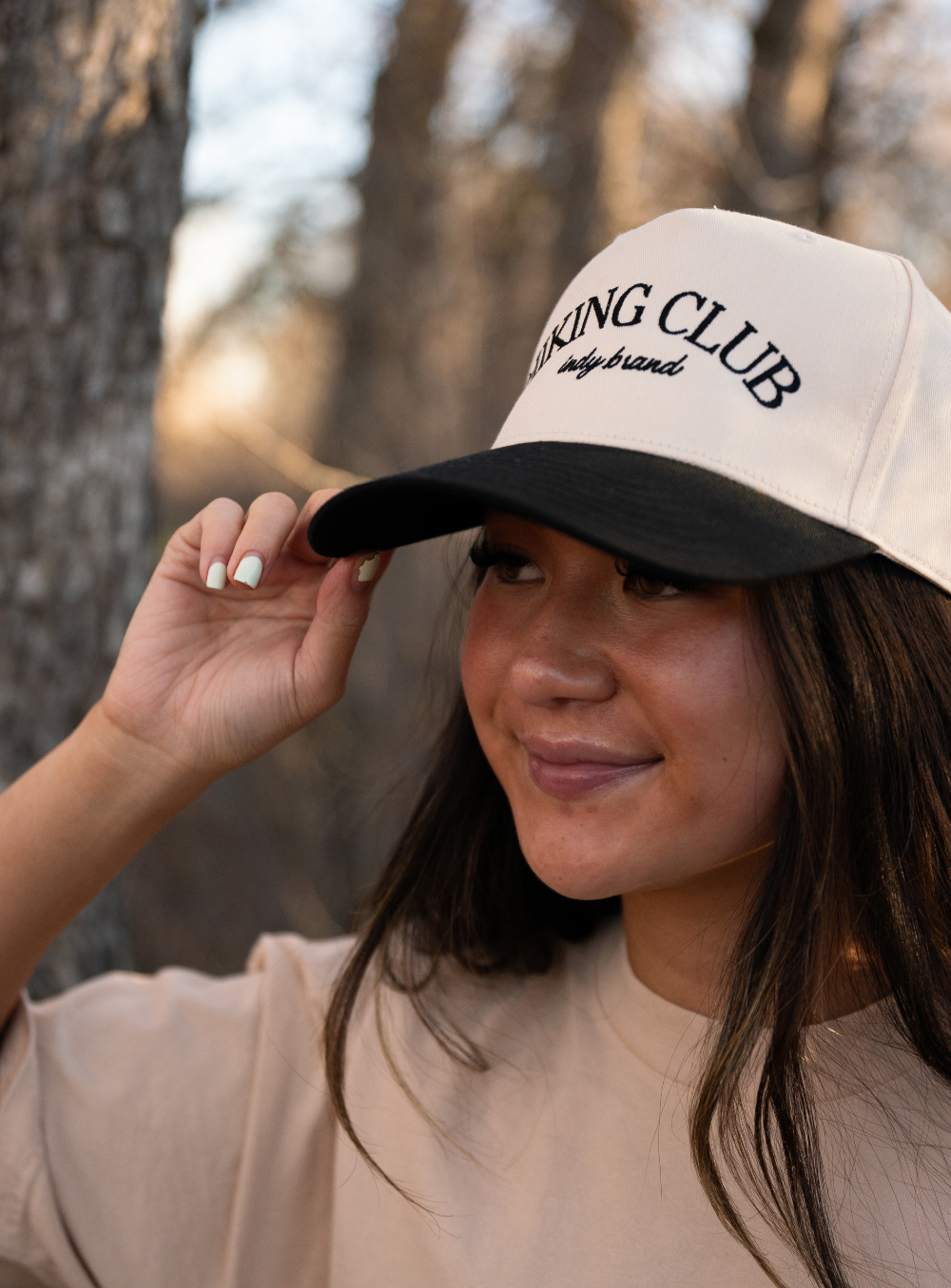 Hiking Club Hat-Black