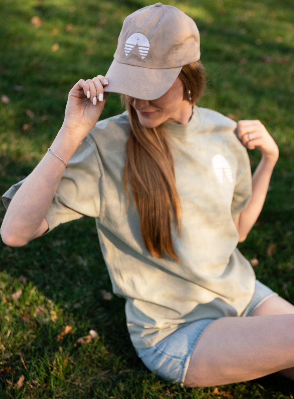 Khaki Logo Dad Cap