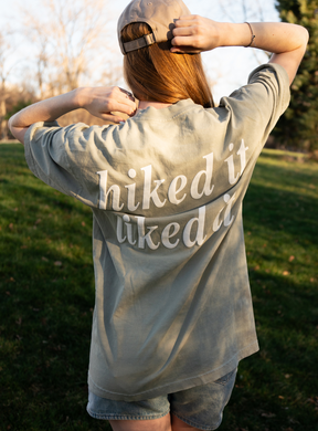 Sage Hiked It Liked it Tee