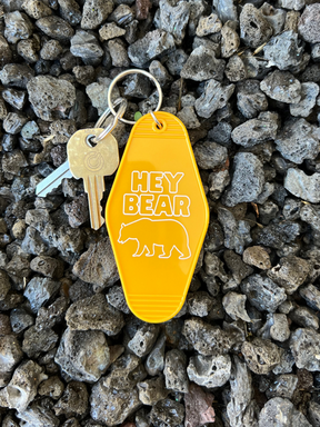 Hey Bear Key Tag